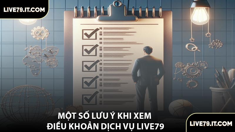 Một Số Lưu Ý Khi Xem Điều Khoản Dịch Vụ LIVE79